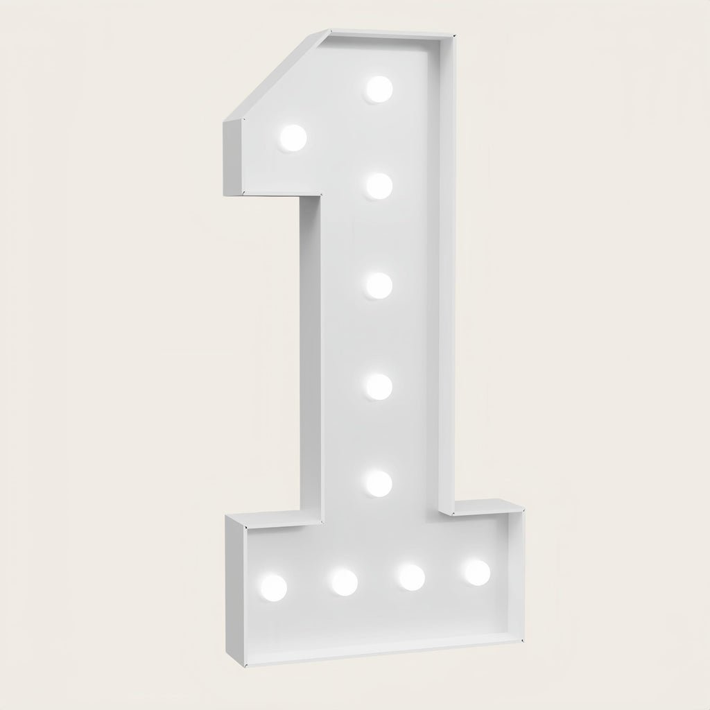 Marquee Numbers Large 20th-Birthday Decorations: 4ft Light Up Numbers 20