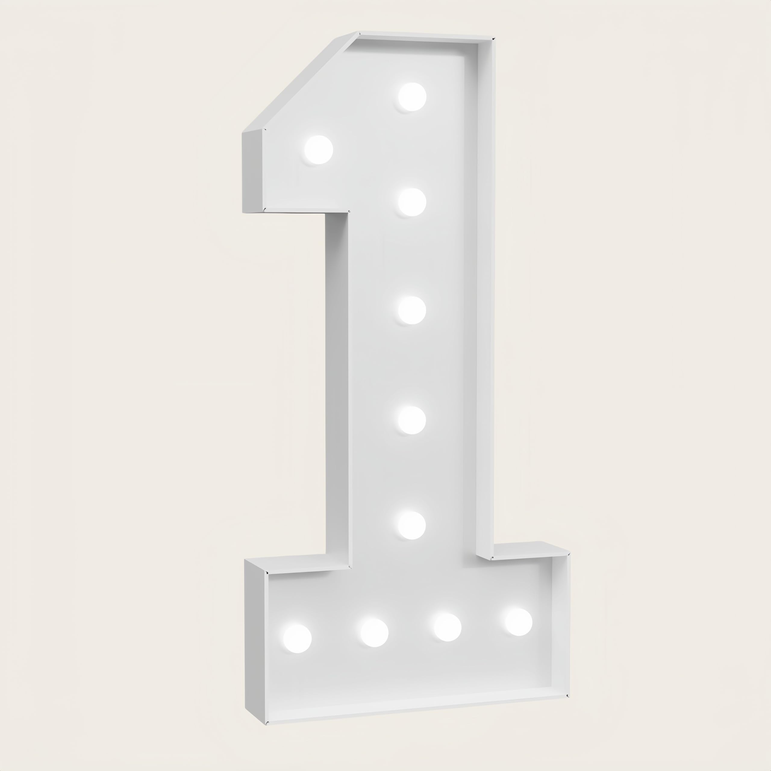 Marquee Numbers Large 20th-Birthday Decorations: 4ft Light Up Numbers 20