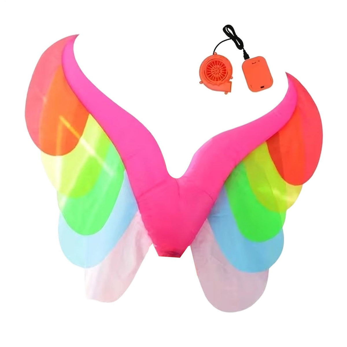 Large Inflatable Angel Wings Costume Accessory for Adults