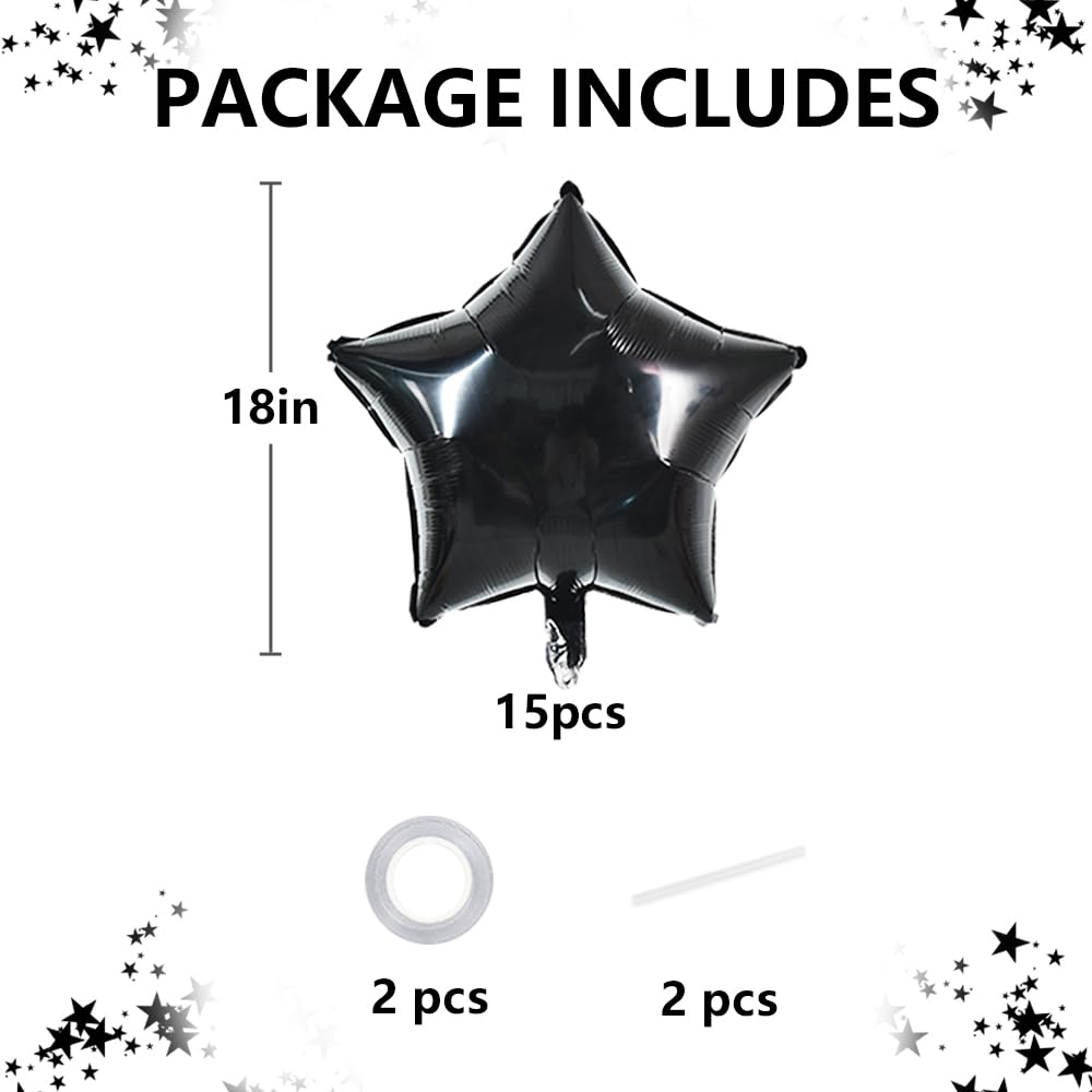 TONIFUL Five Four Star Balloons