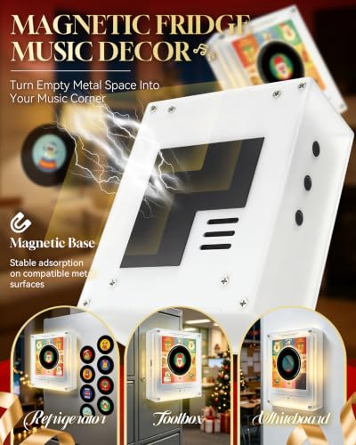 Personalized Magnetic Christmas Music Player with 9 Discs