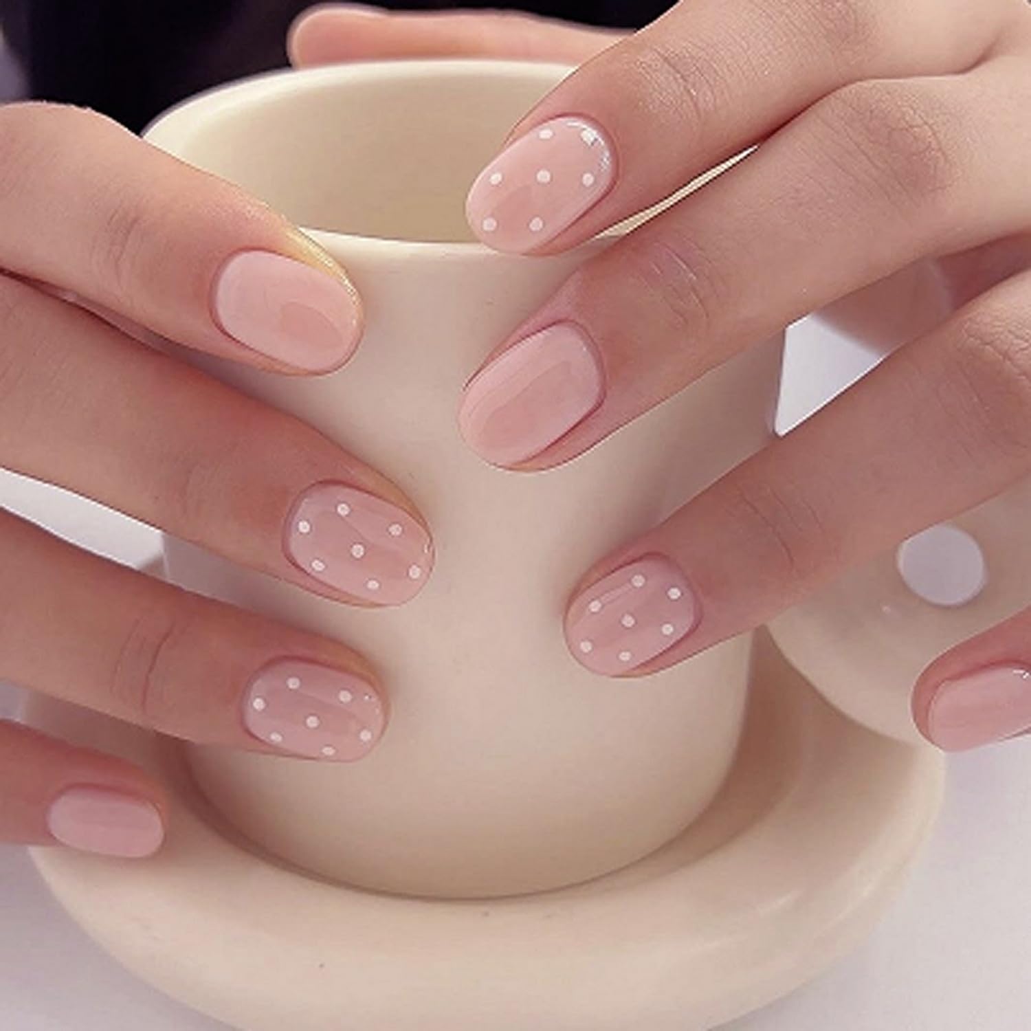 Floral Press-On Fake Nails Set for Elegant Manicure Styles