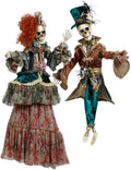 Mr. & Mrs. Soho Skeleton Halloween Figurine Set