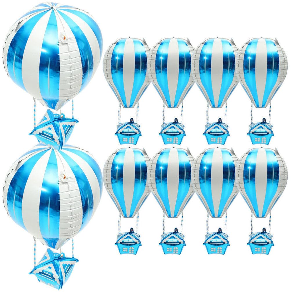 20-Piece Hot Air Balloon Foil Balloons for Party Decor