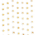 CANREVEL Pre-Strung Gold Star Garland Banner 156 Ft Hanging Star Decoration