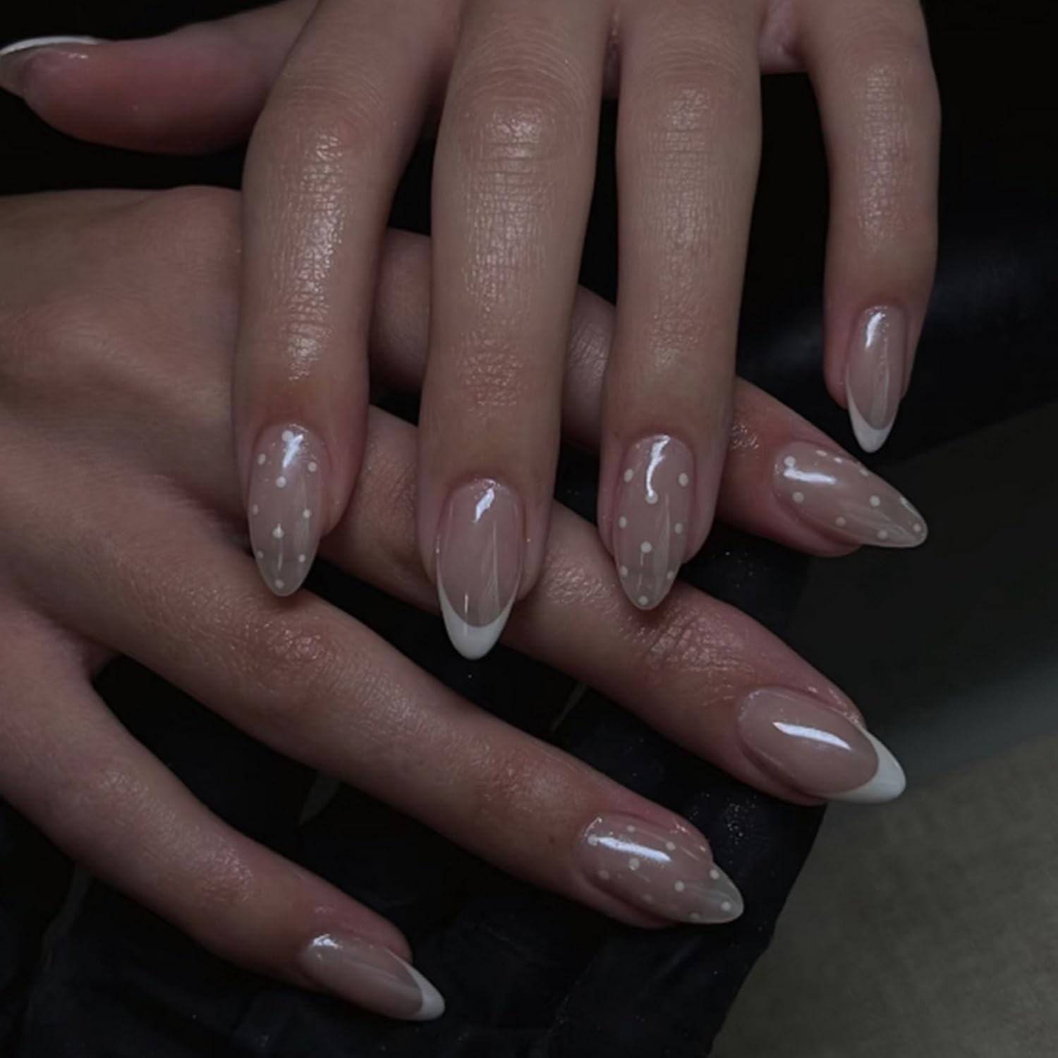 Floral Press-On Fake Nails Set for Elegant Manicure Styles