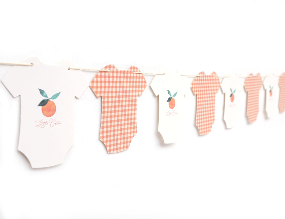 Golf Baby Shower Bodysuit Banner