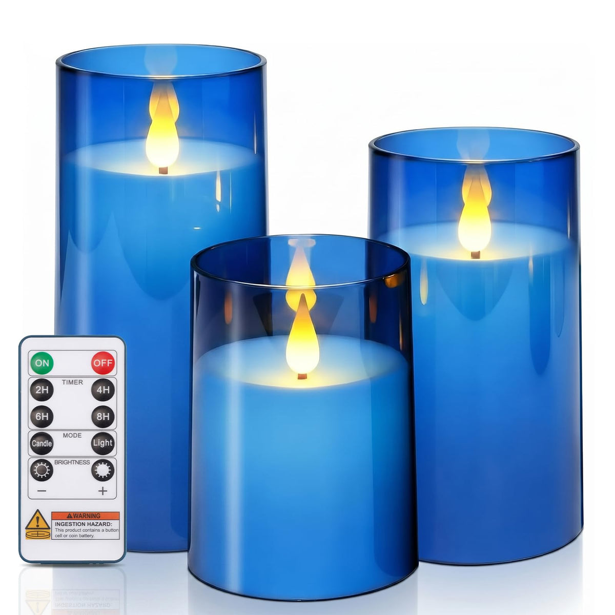 Acrylic Flameless Candle Set for Parties & Home Decor