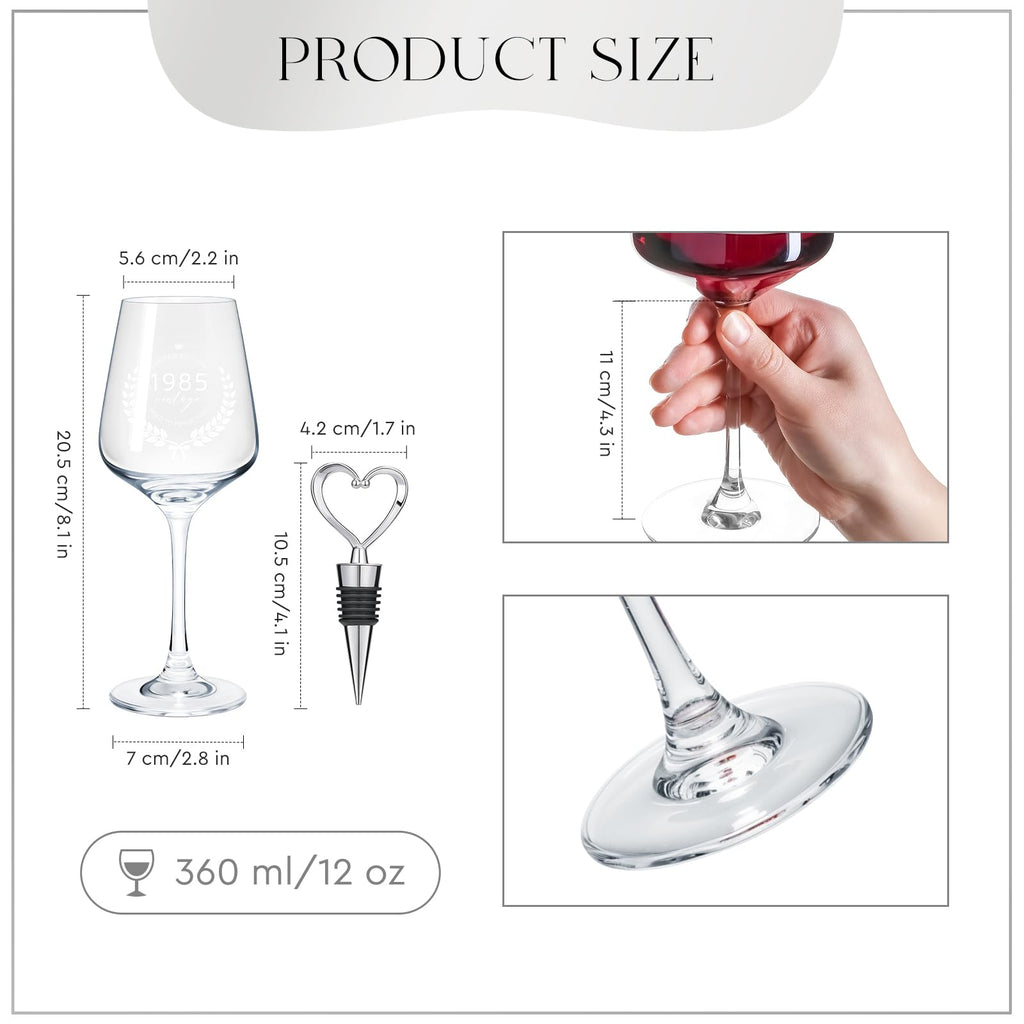 AW BRIDAL Mr and Mrs Wine Glasses, Bridal Shower Wedding Gifts for Couples