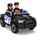 Licensed Ram 1500 RHO 24V Kids Ride on Car, 2-Seater Firetruck and Police Ride on Car with Remote Control, Electric Car for Kids with Siren, Flashing Lights, Bed Storage 180W