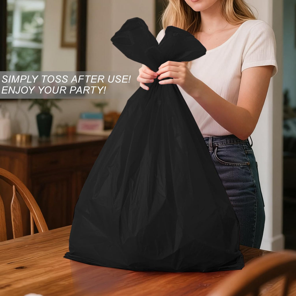 54 x 108-Inch Disposable Plastic Party Tablecloth Cover