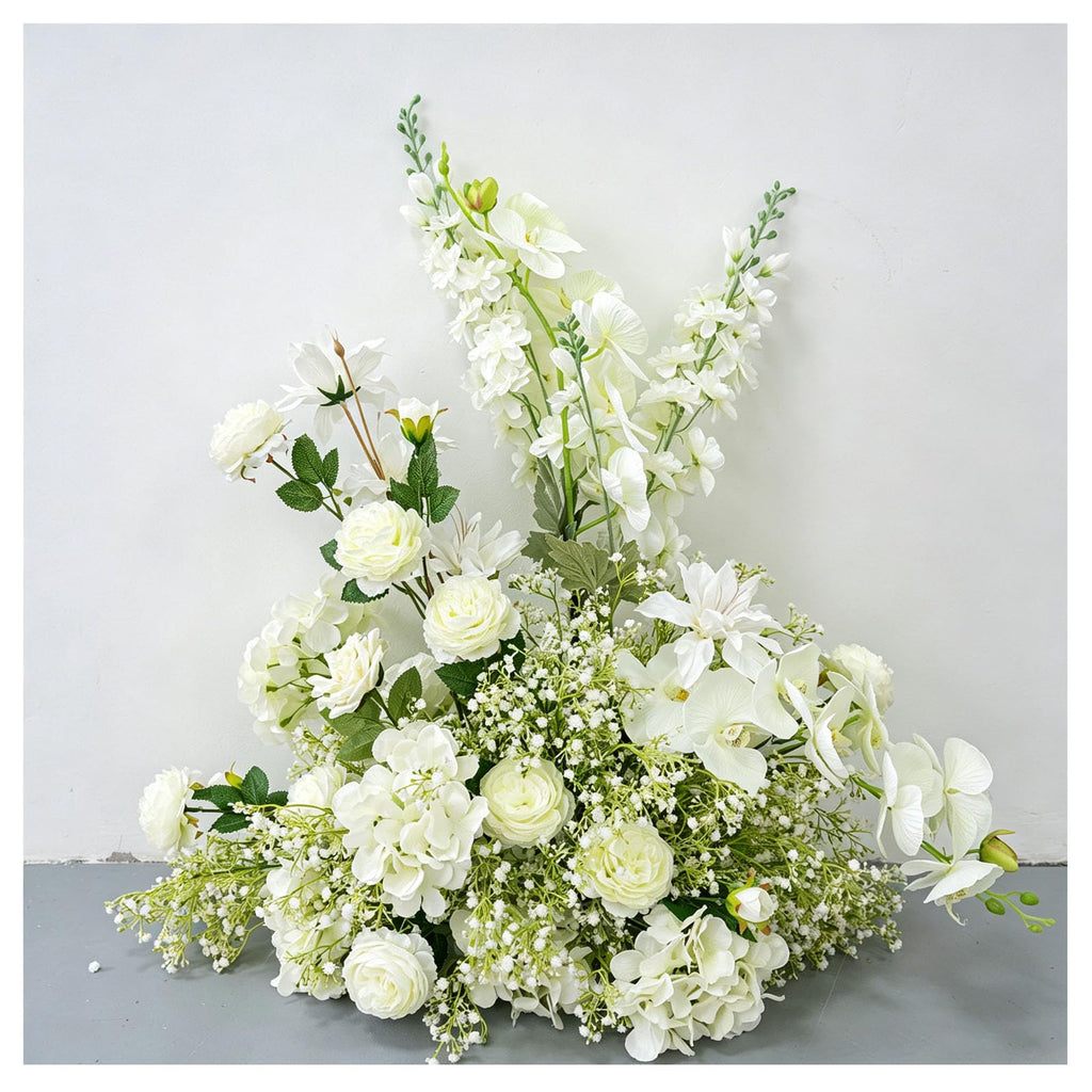 JQGADL Engagement Hanging Flowers, Decorative Flower Pairs, Ceremony Floral Decor, Artificial Hanging Flower Pairs for Venue Styling, for Parties, Wedding Banquets, Hotel
