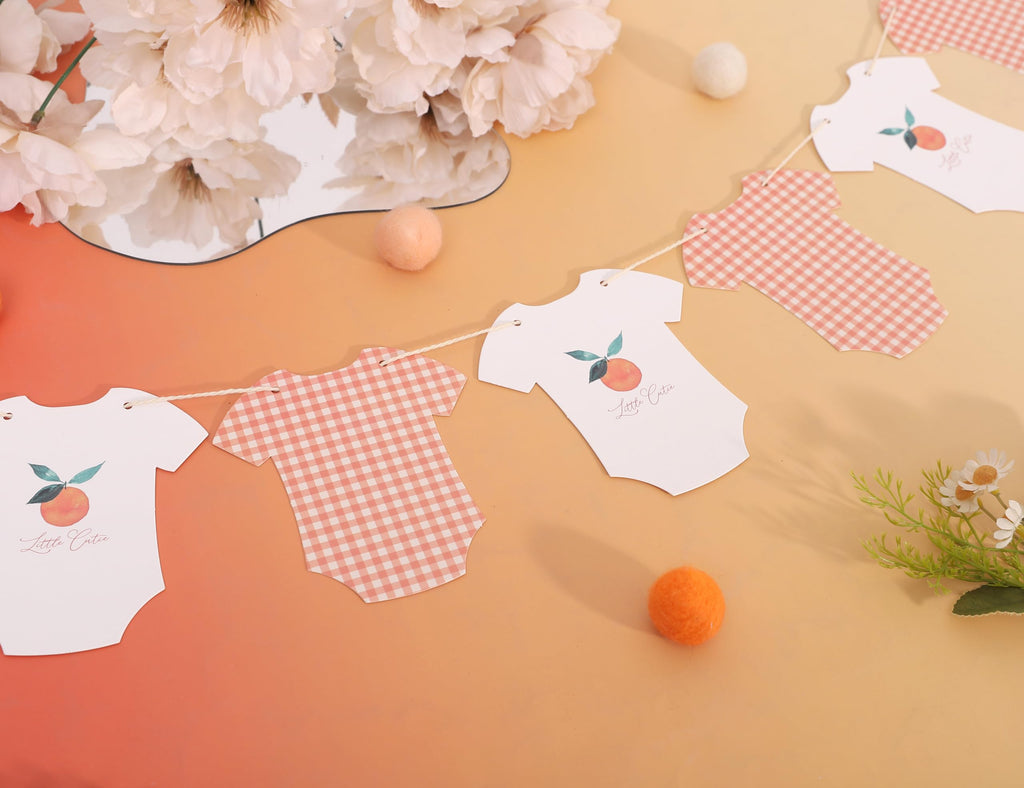 Golf Baby Shower Bodysuit Banner