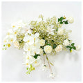 JQGADL Engagement Hanging Flowers, Decorative Flower Pairs, Ceremony Floral Decor, Artificial Hanging Flower Pairs for Venue Styling, for Parties, Wedding Banquets, Hotel