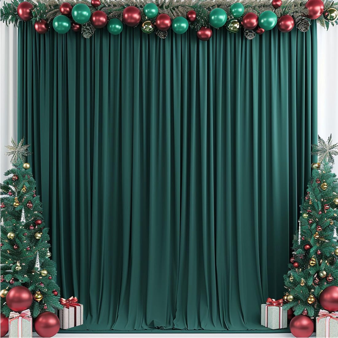 Wrinkle Free Backdrop Curtain for Parties Soft Fabric Drapes Wedding White Curtain Backdrop for Birthday Party Decorations Background for Photography