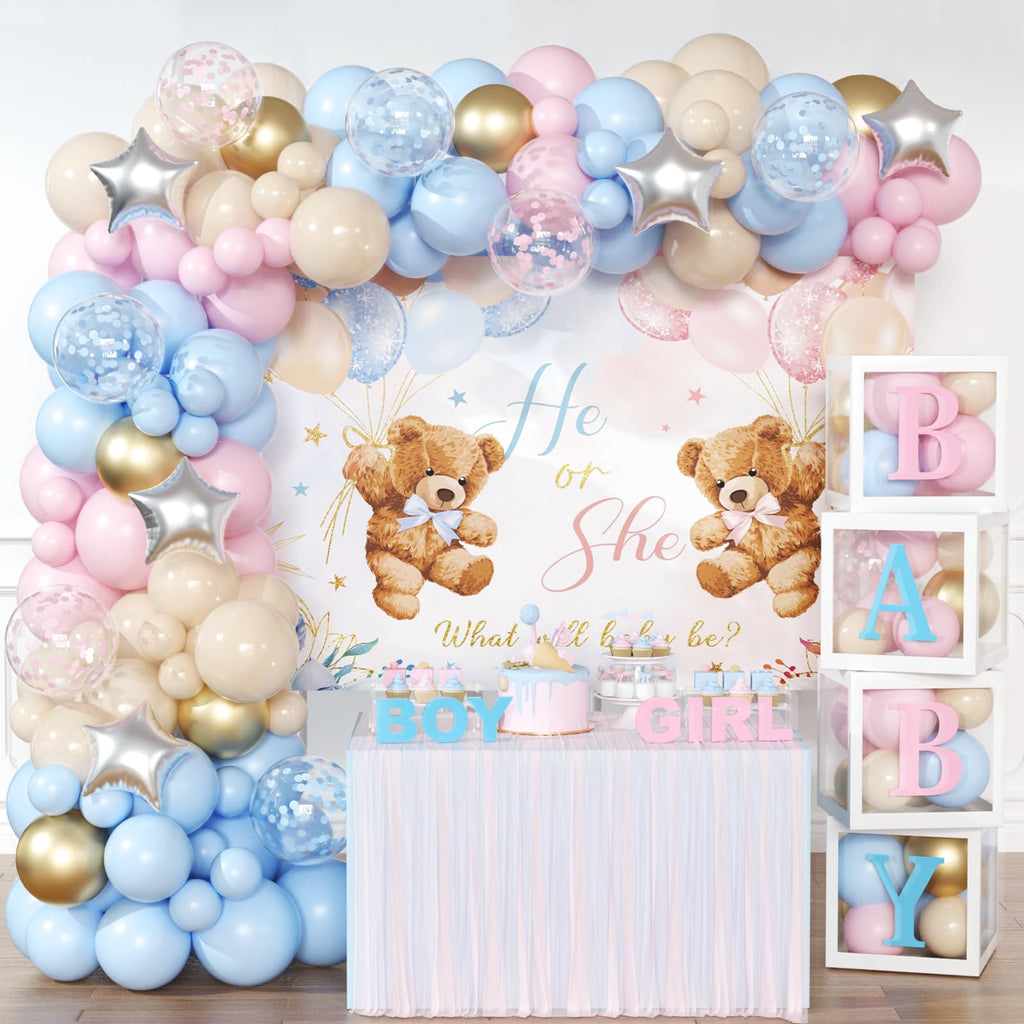 BIENAN Gender Reveal Decorations