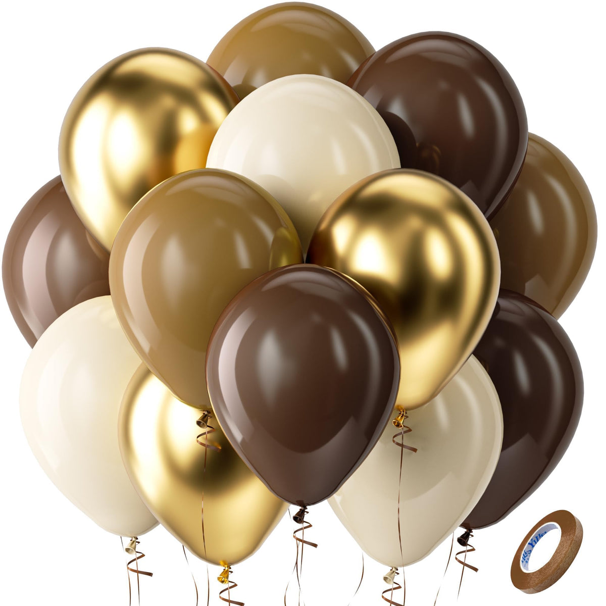 60-Piece Latex Balloons for Parties & Event Decorations