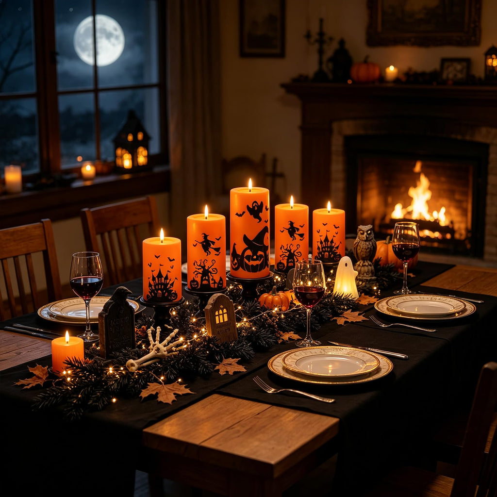 Flameless LED Pillar Candles with Remote Control & Timer