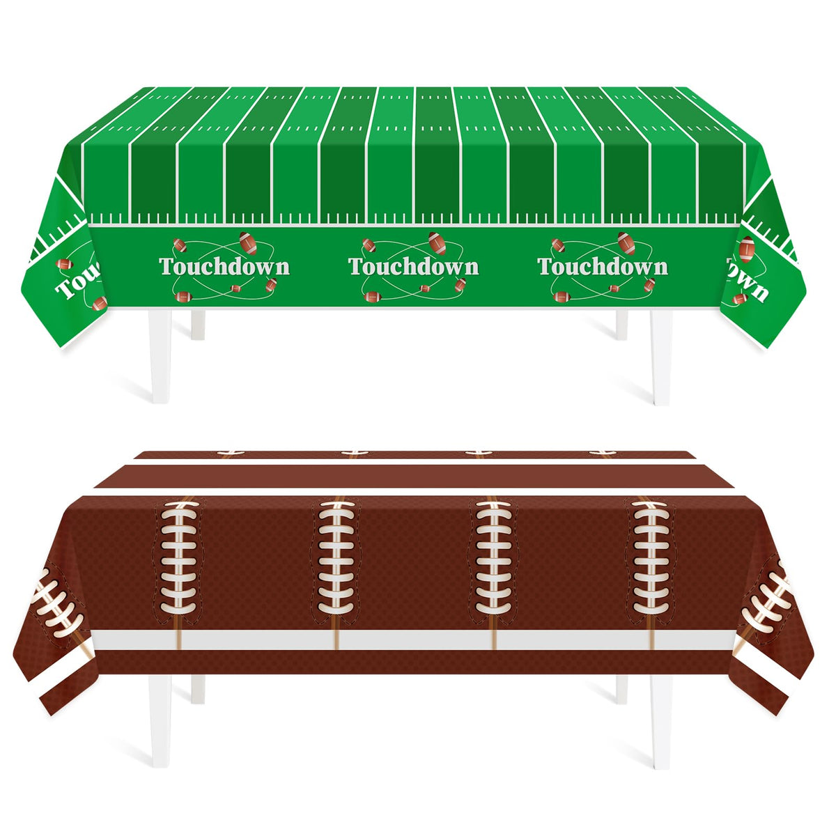 54 x 108-Inch Disposable Plastic Party Tablecloth Cover