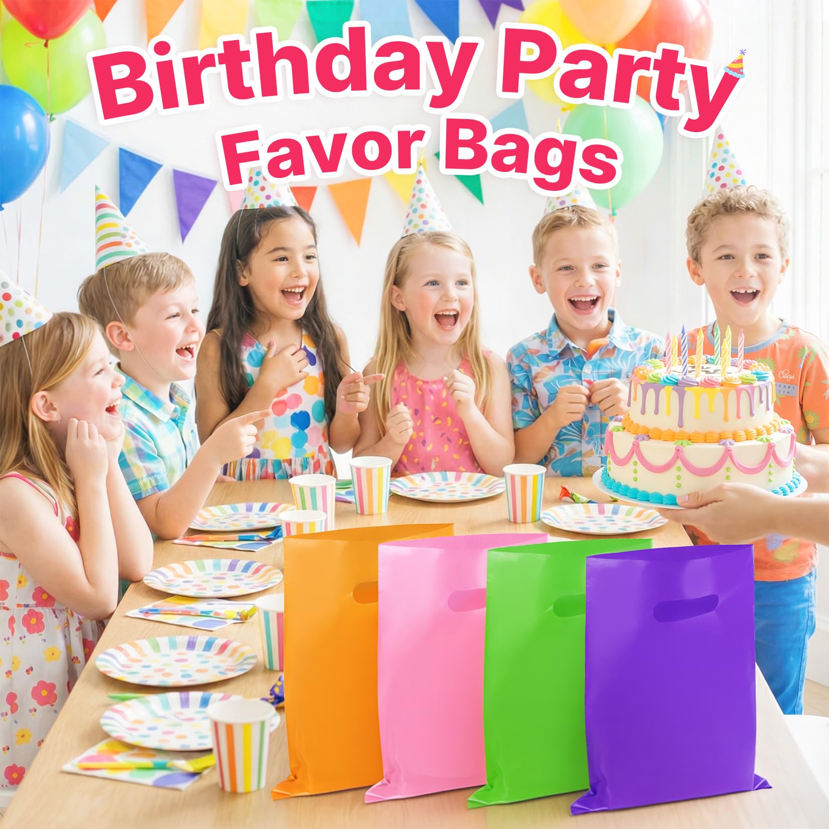 ANZNKU Party Favor Bags 8x11 Inch for Birthday