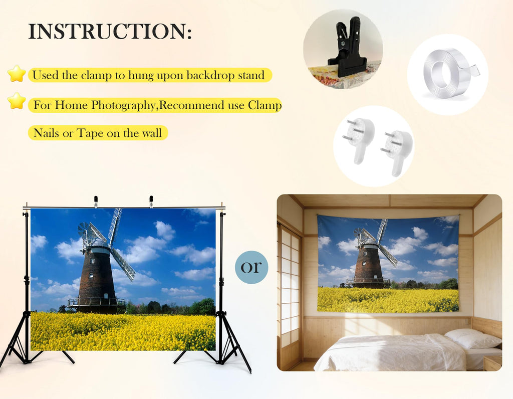 HSUWSD Photography Backdrop Photo Background Tapestry