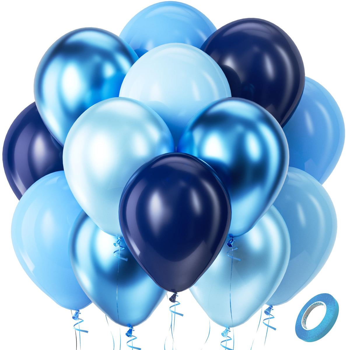 60-Piece Latex Balloons for Parties & Event Decorations