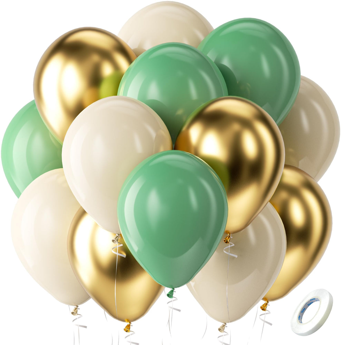 60-Piece Latex Balloons for Parties & Event Decorations