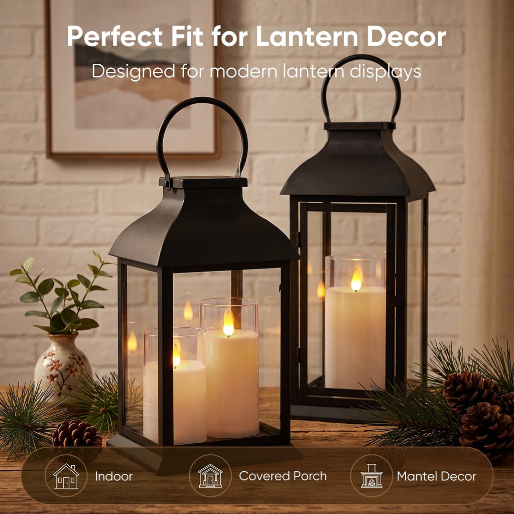 Acrylic Flameless Candle Set for Parties & Home Decor