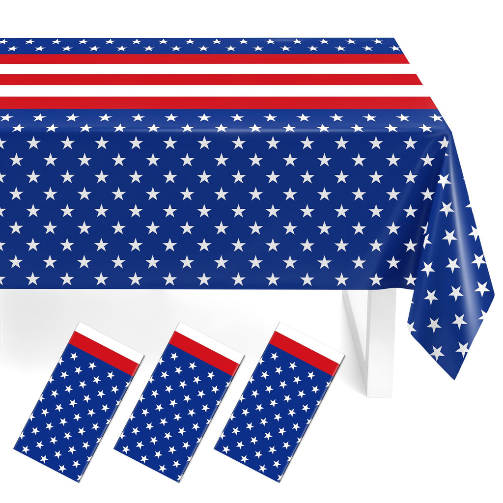 54 x 108-Inch Disposable Plastic Party Tablecloth Cover