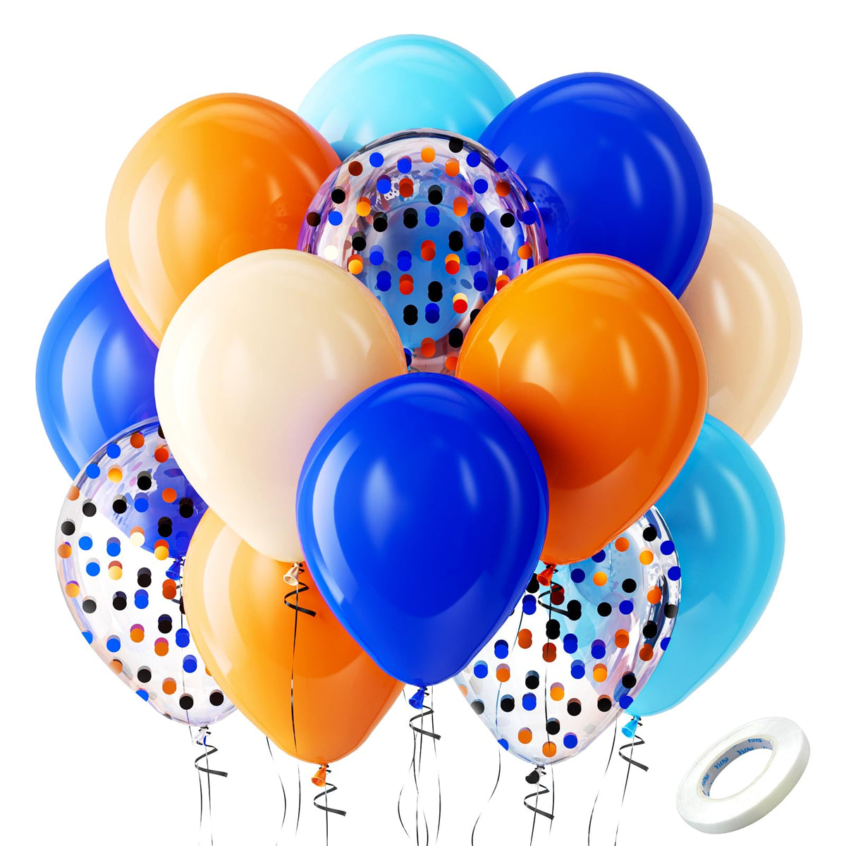 60-Piece Latex Balloons for Parties & Event Decorations