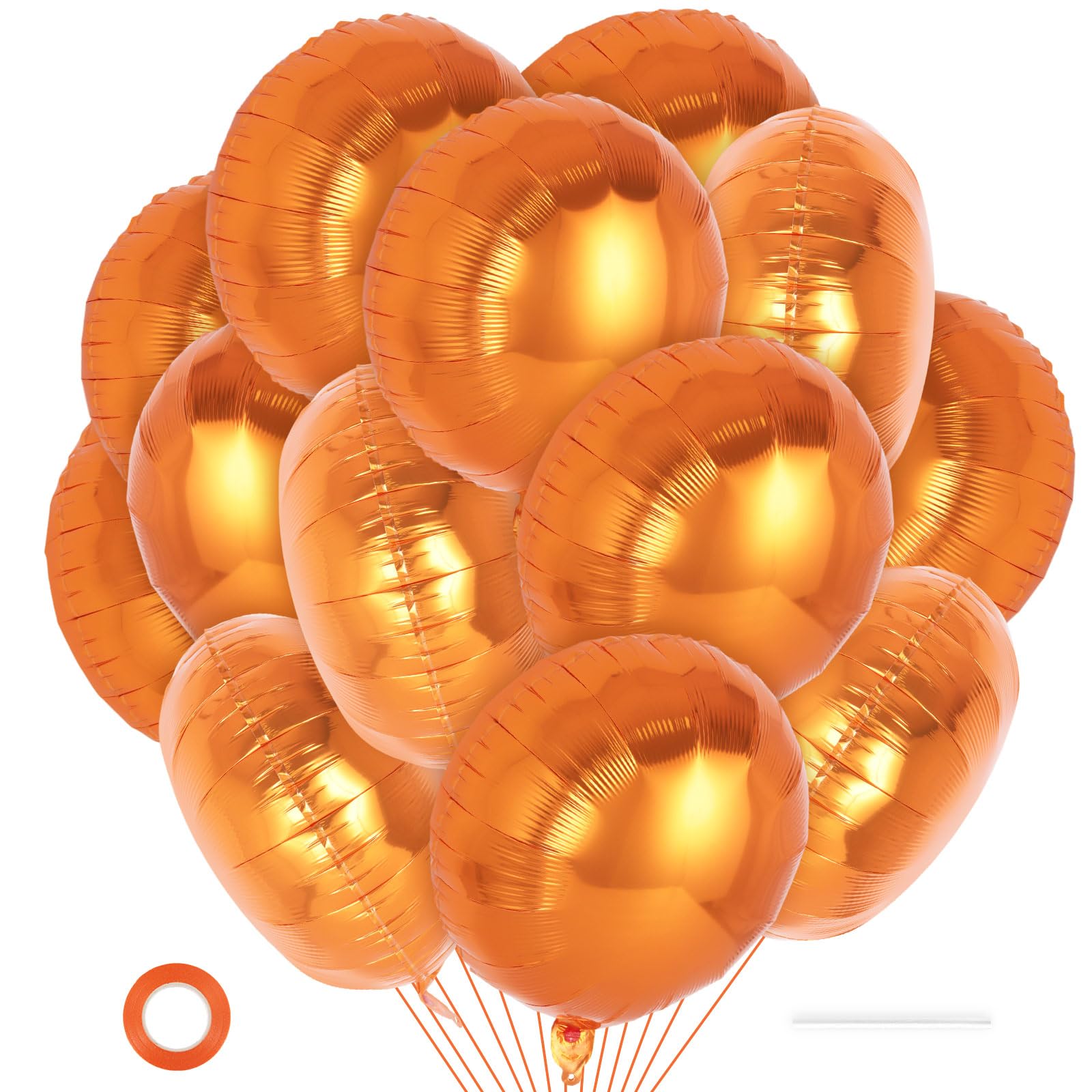 20-Piece 18-Inch Round Foil Balloons for Party Decorations