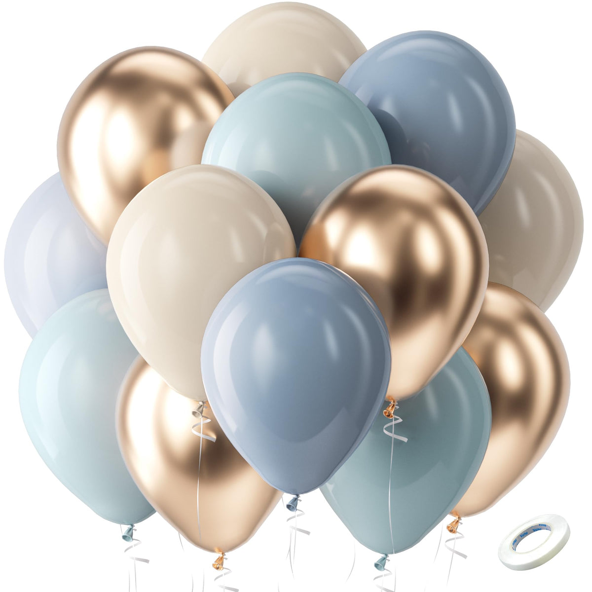 60-Piece Latex Balloons for Parties & Event Decorations
