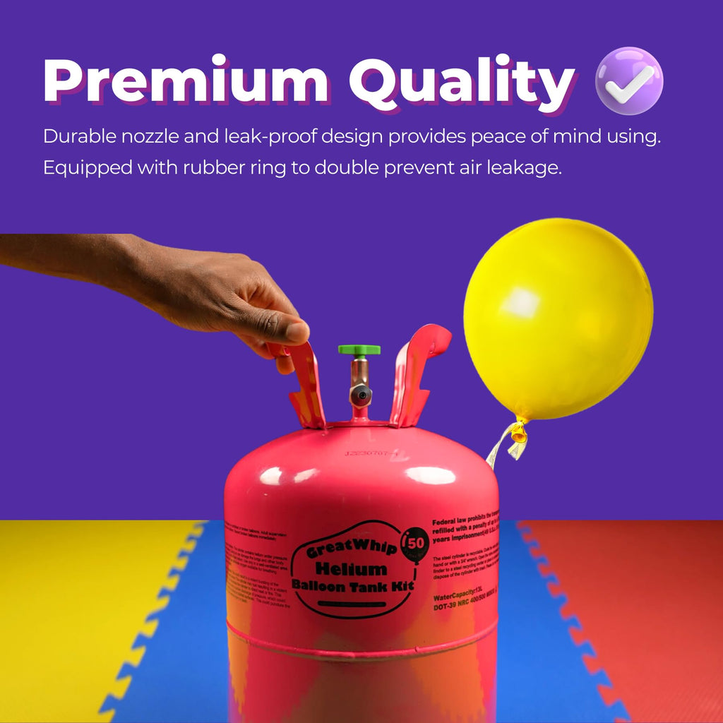 GreatWhip 13L Helium Tank