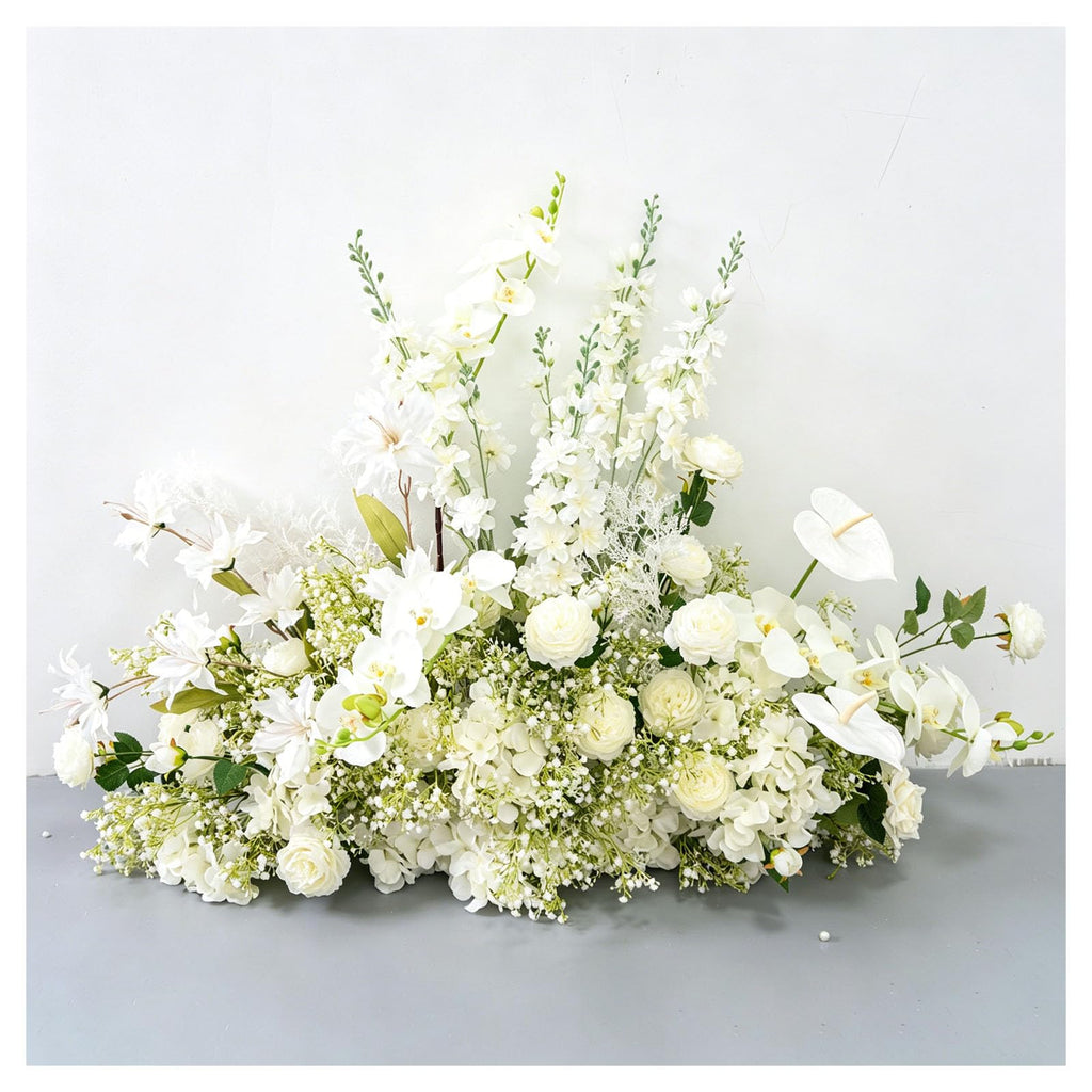 JQGADL Engagement Hanging Flowers, Decorative Flower Pairs, Ceremony Floral Decor, Artificial Hanging Flower Pairs for Venue Styling, for Parties, Wedding Banquets, Hotel