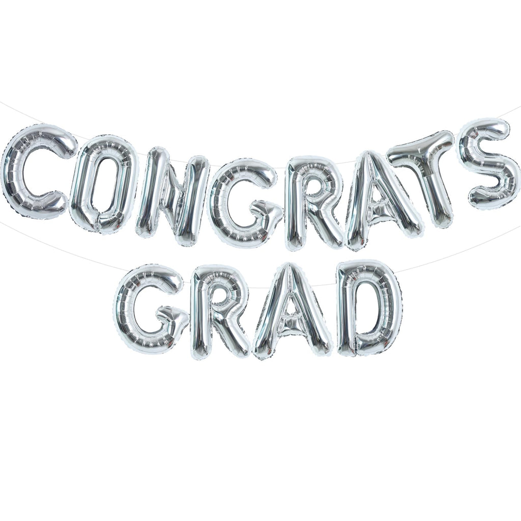 TONIFUL 40 Inch Silver Large Numbers Balloon Letter
