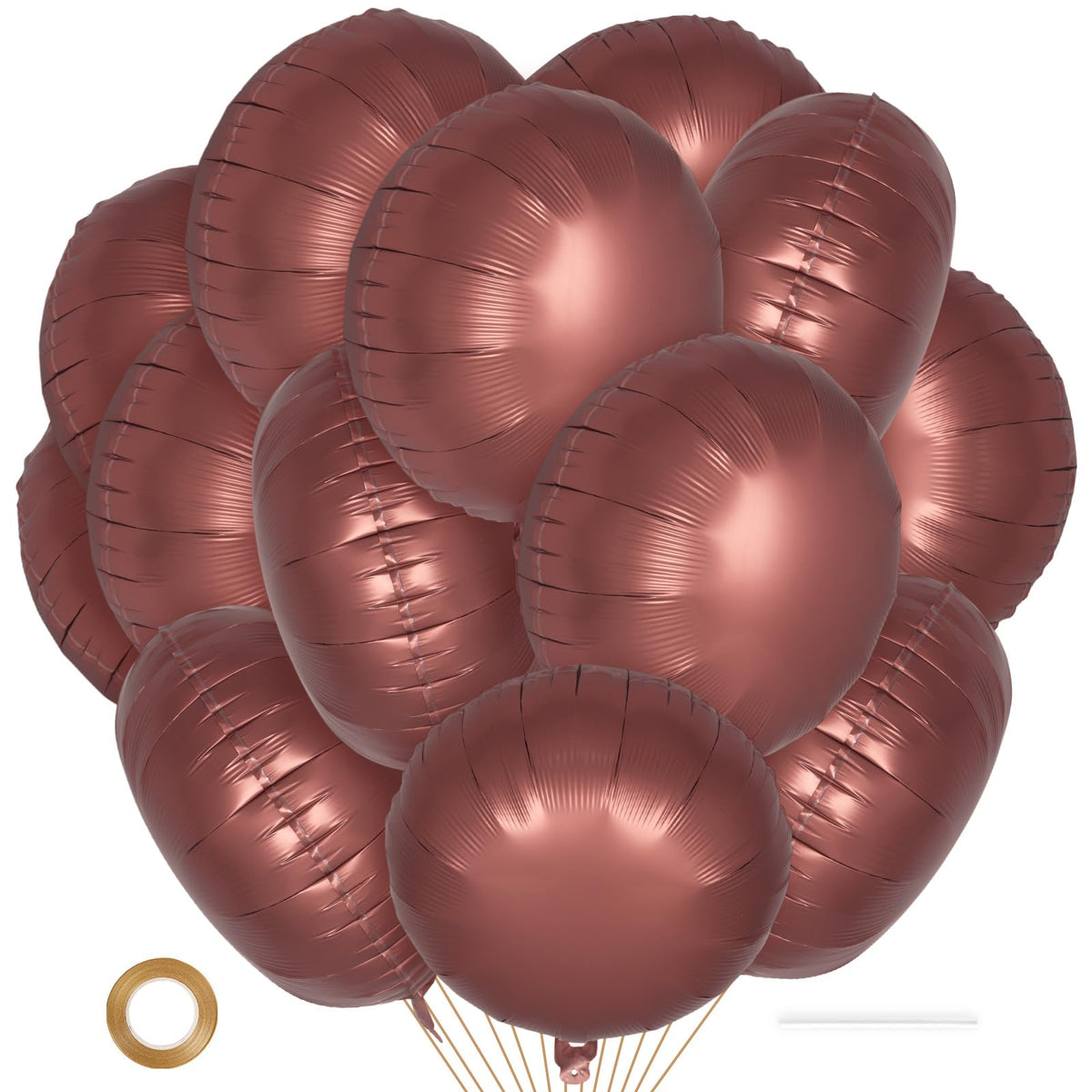 20-Piece 18-Inch Round Foil Balloons for Party Decorations