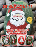 Christmas & New Year Rock Painting Design Idea Collection