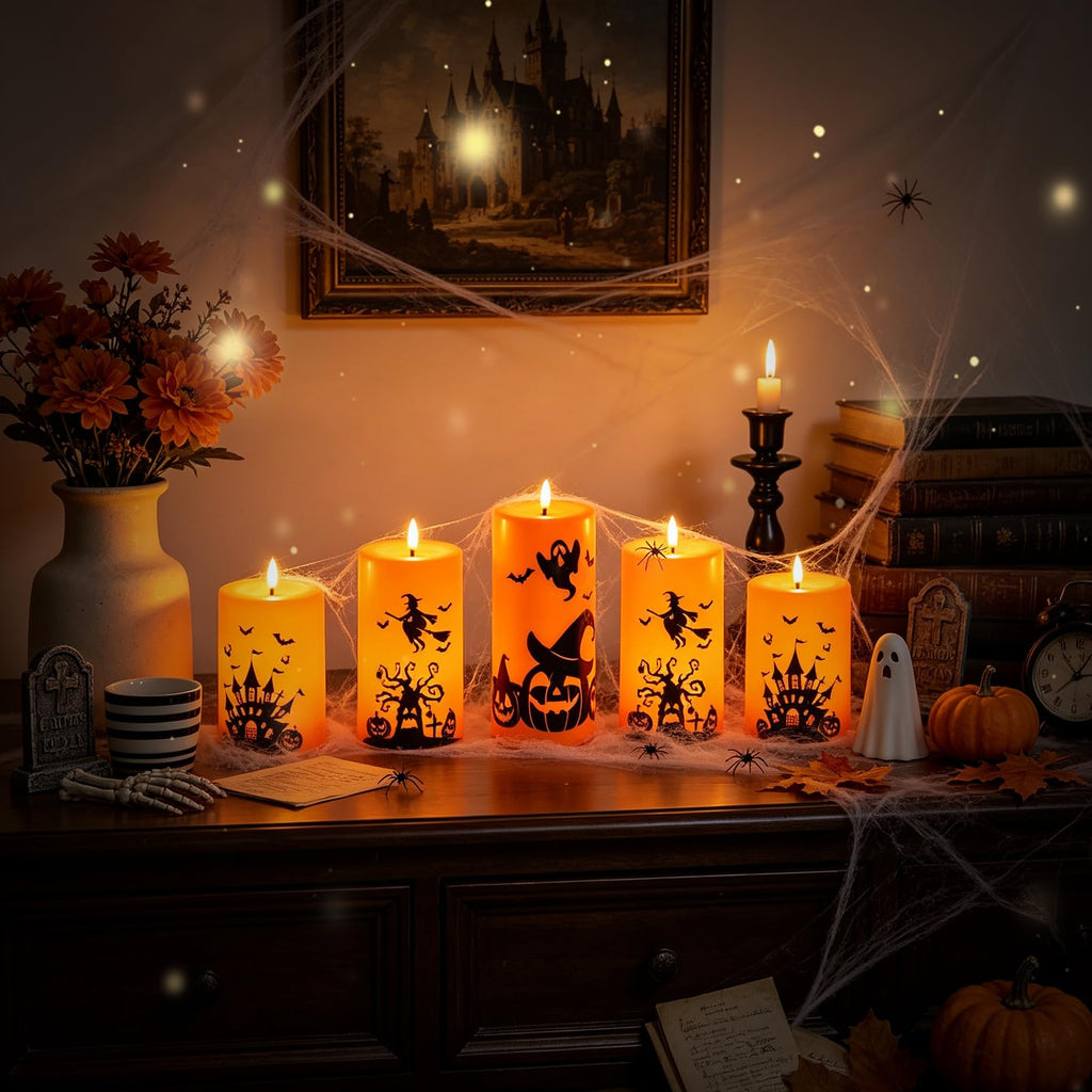Flameless LED Pillar Candles with Remote Control & Timer