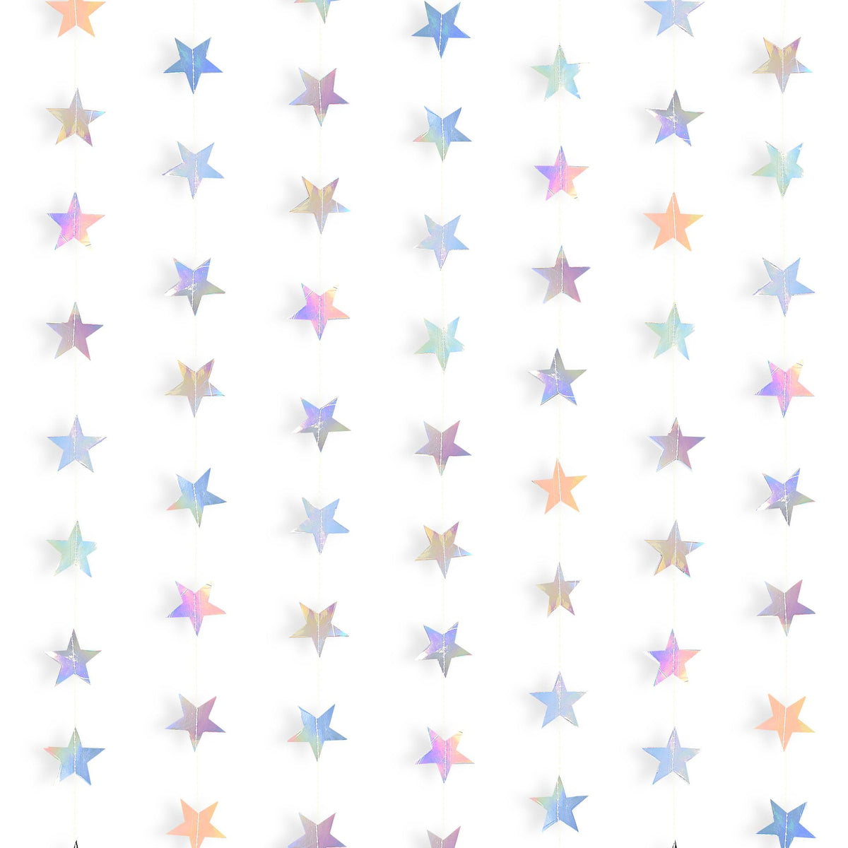 156FT Pre-Strung Gold Star Garland Banner for Party Decor