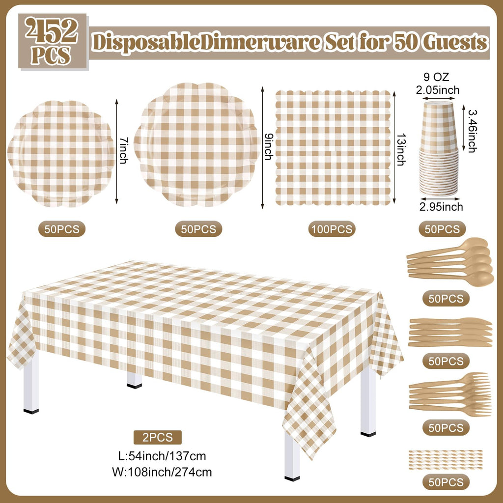 452-Piece Complete Party Supplies Set for Celebrations