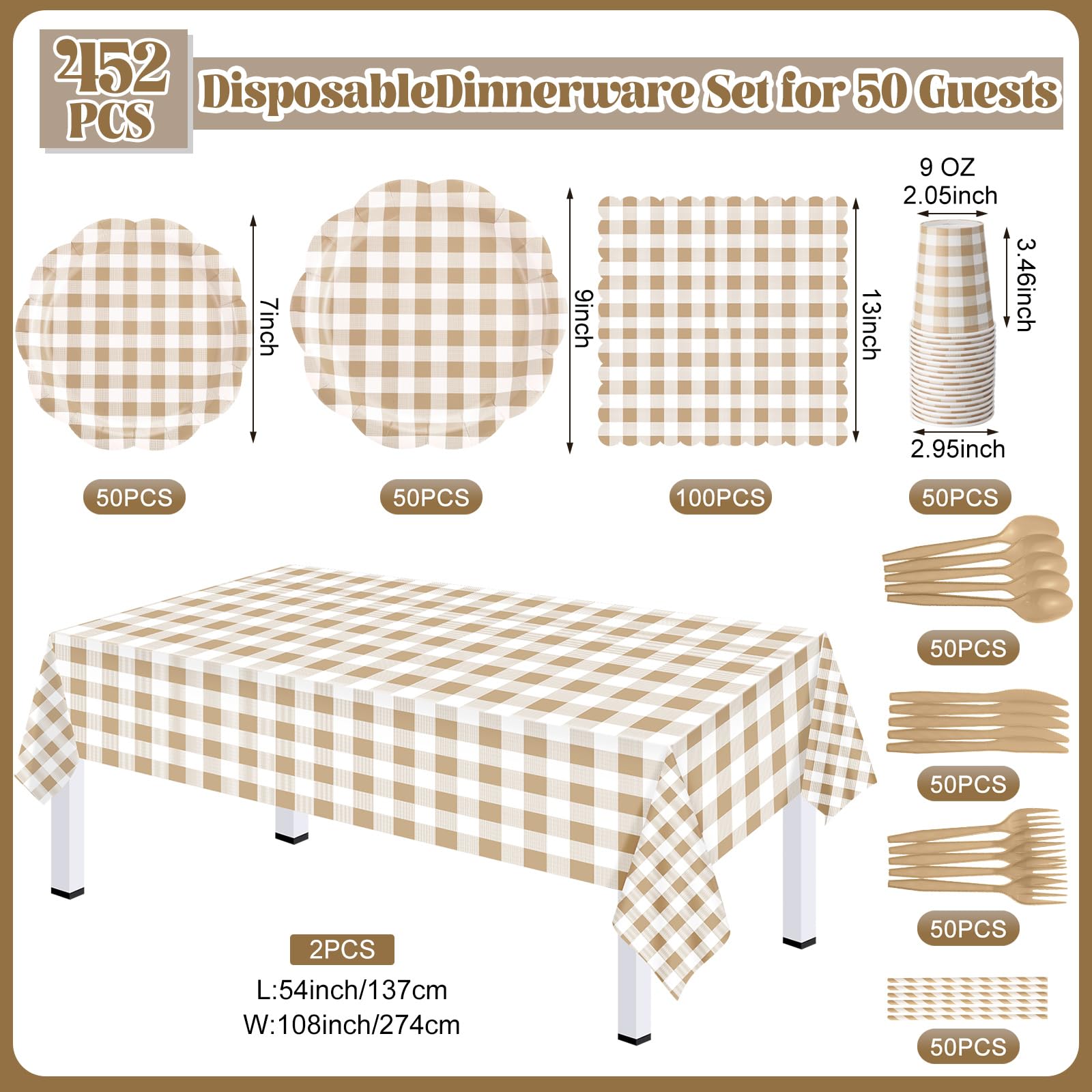 452-Piece Complete Party Supplies Set for Celebrations