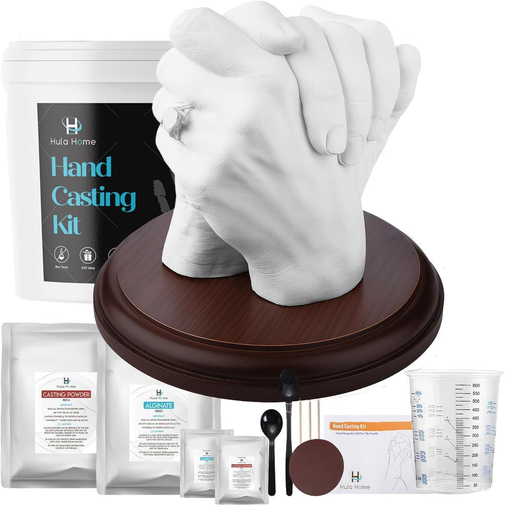 Couples & Family Hand Casting Kit with Mounting Plaque
