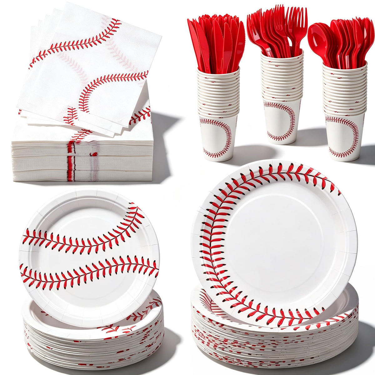 400-Piece Disposable Party Tableware Set for Celebrations