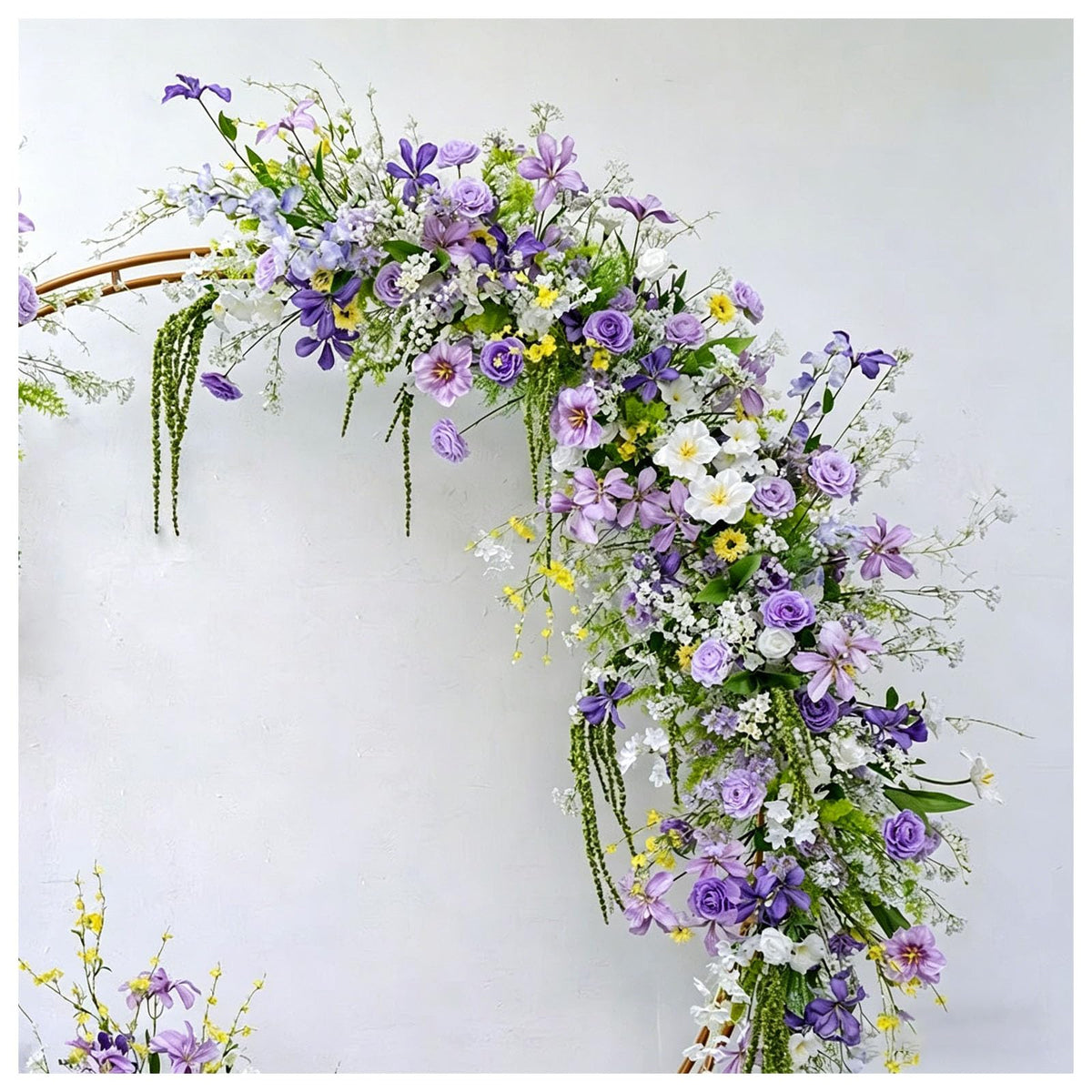 JQGADL Window Display Flowers Hanging Floral Decor Wedding Aisle Flowers, Multiple Styles Artificial Flowers, for Wedding Reception, Ceremony Backdrop, Hotel Decoration, Engagemen
