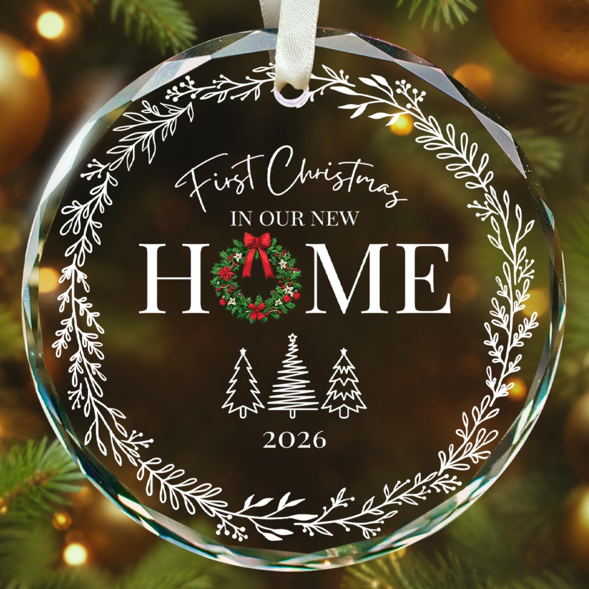 Christian Family Snowman Christmas Ornament for Parents