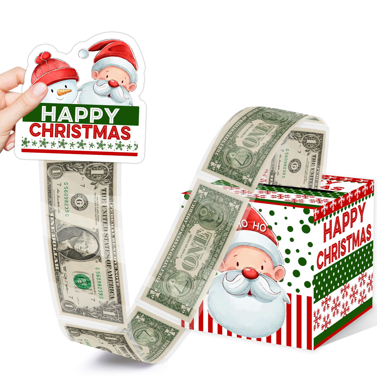 Christmas Surprise Money Box Gift & Indoor Holiday Decor