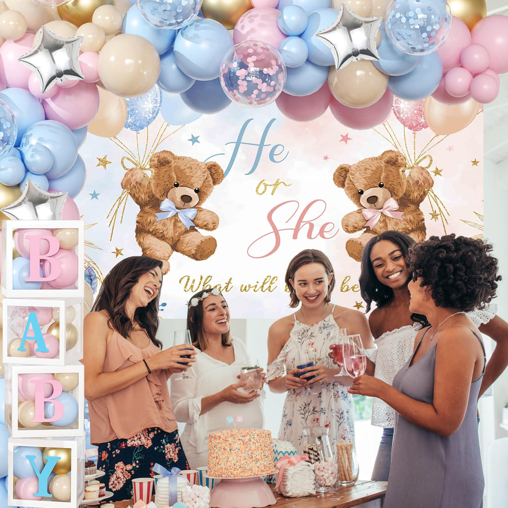 BIENAN Gender Reveal Decorations