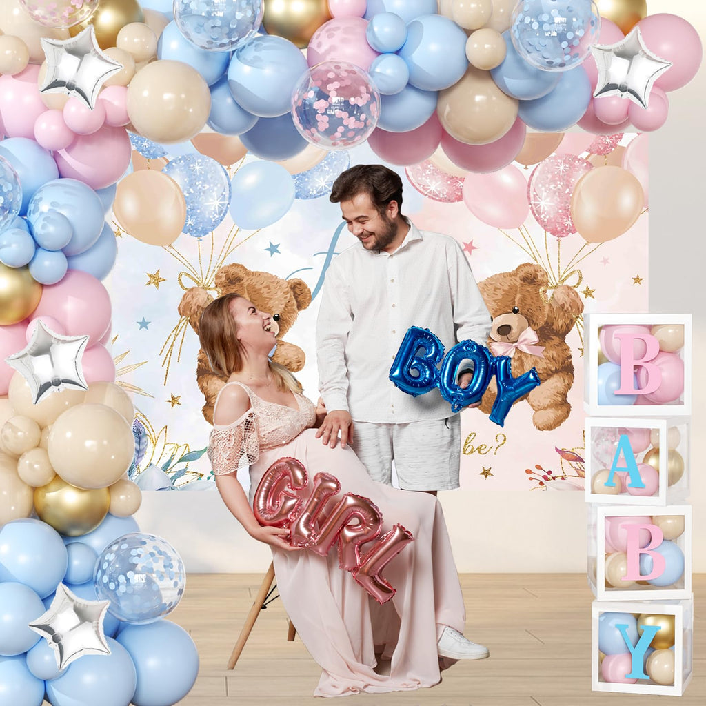 BIENAN Gender Reveal Decorations