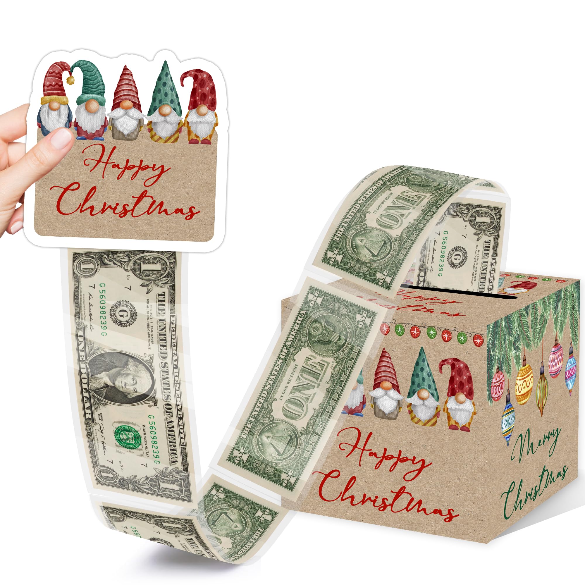 Christmas Surprise Money Box Gift & Indoor Holiday Decor