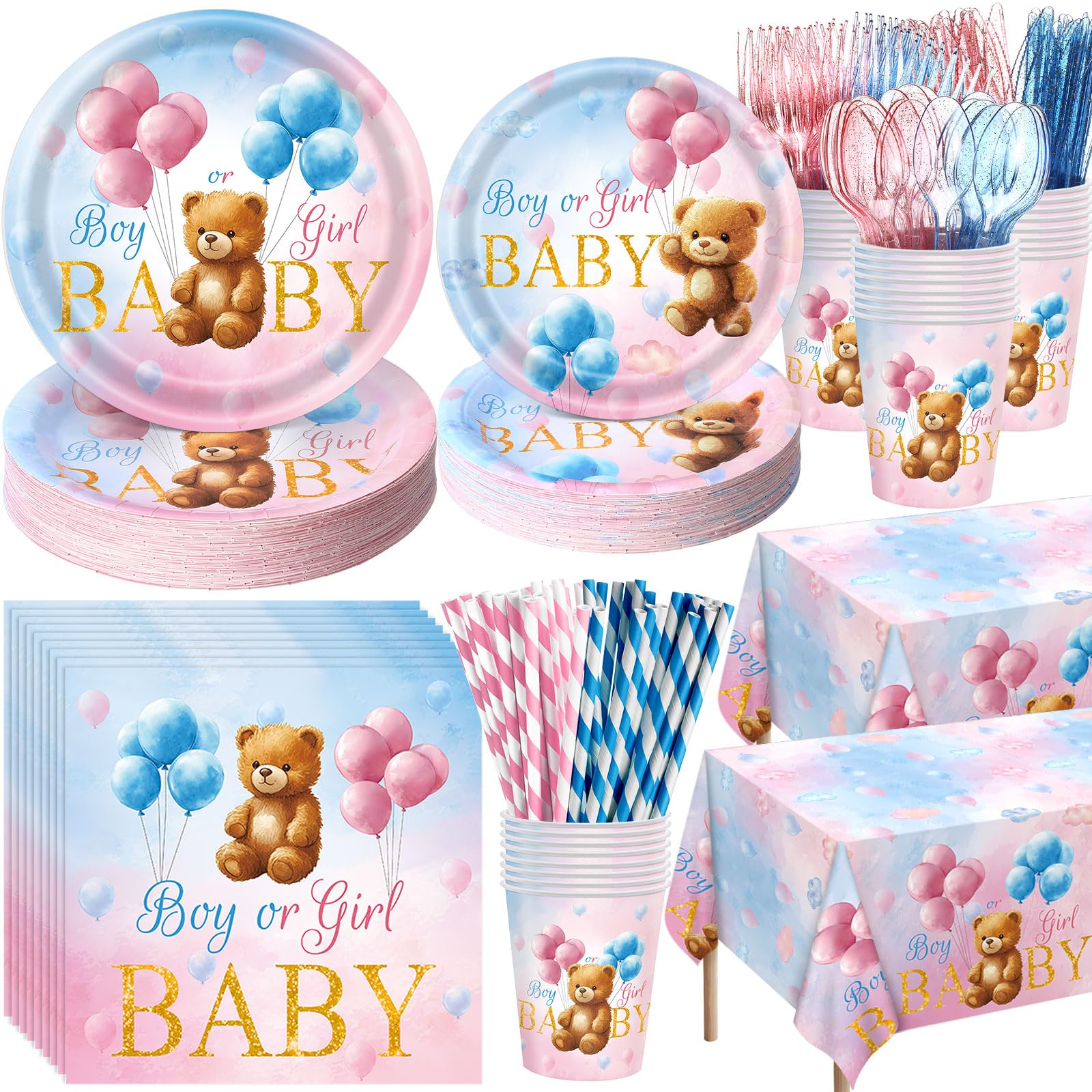 452-Piece Complete Party Supplies Set for Celebrations
